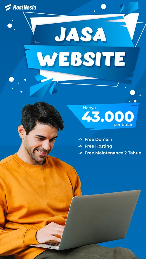 jasa website hanya 43ribu per bulan