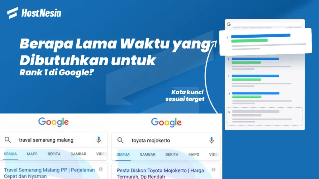 Berapa Lama Waktu yang Dibutuhkan untuk Rank 1 di Google