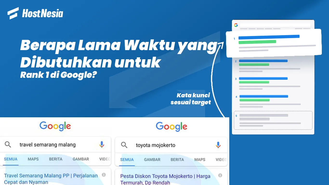 Berapa Lama Waktu yang Dibutuhkan untuk Rank 1 di Google