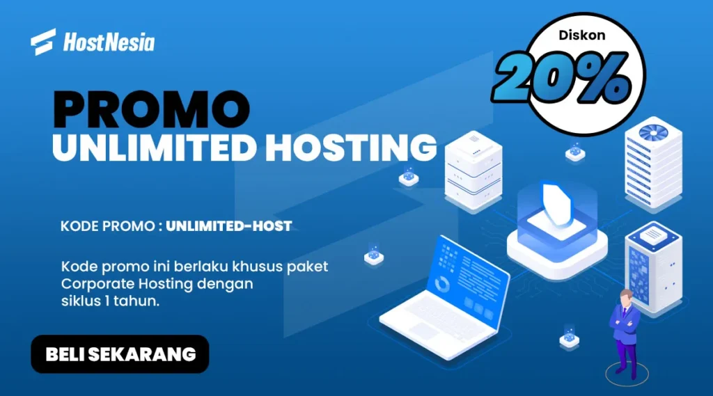 promo unlimited hosting di hostnesia