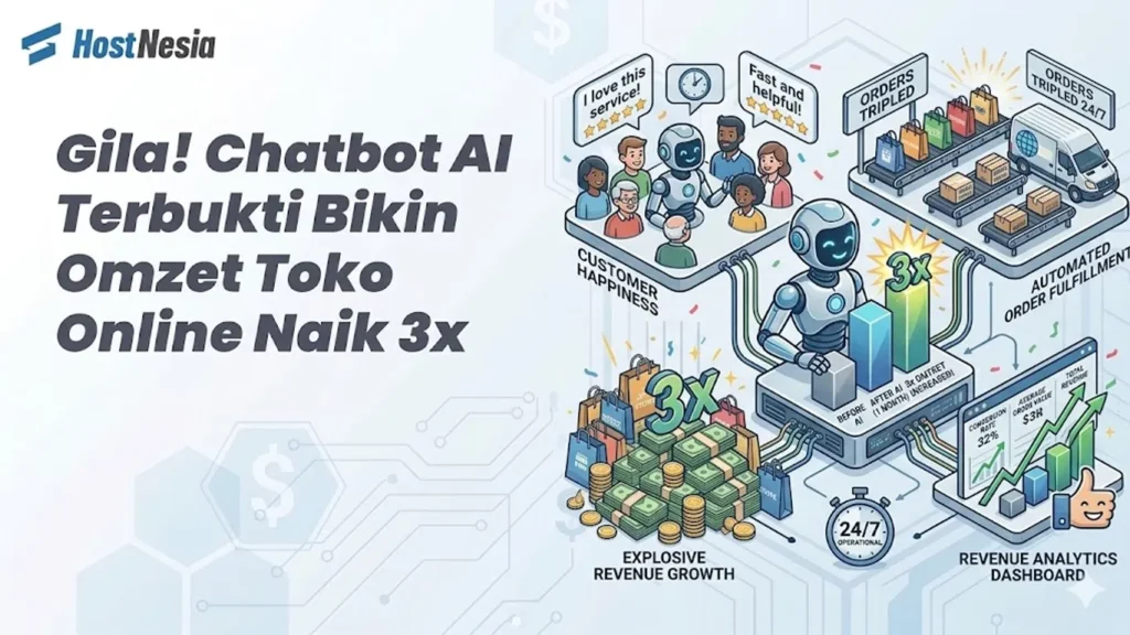 Chatbot AI Terbukti Bikin Omzet Toko Online Naik 3x