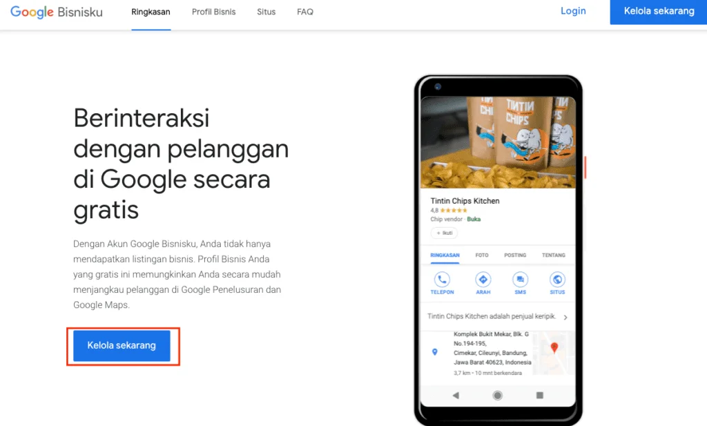 panduan daftar google bisnisku hostnesia